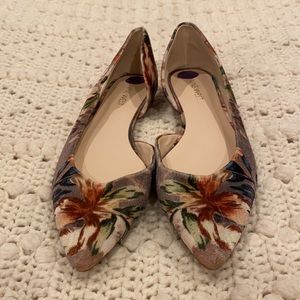 Nine West Floral Flats